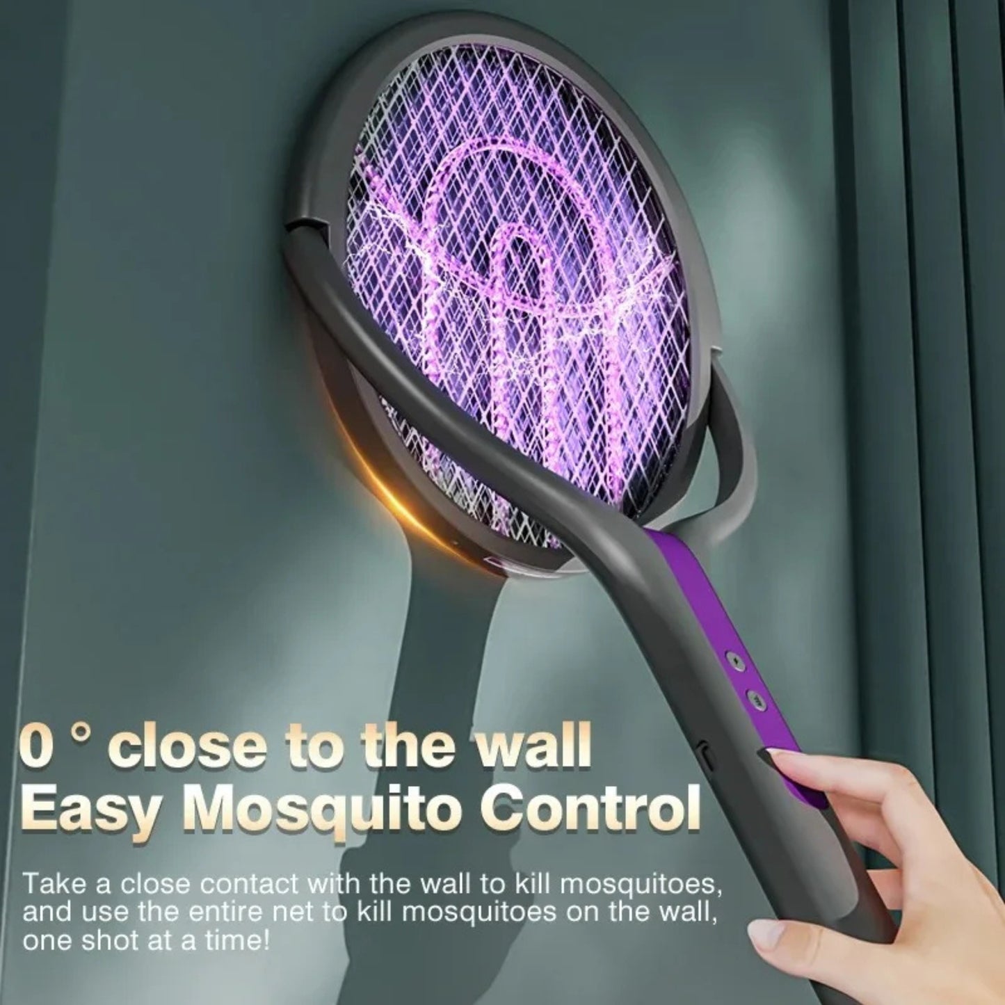 VoltFly™ Mosquito Zapper – UV Light, 2800V Shock, Rechargeable